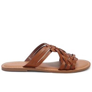 NWT basketweave open toed sandals